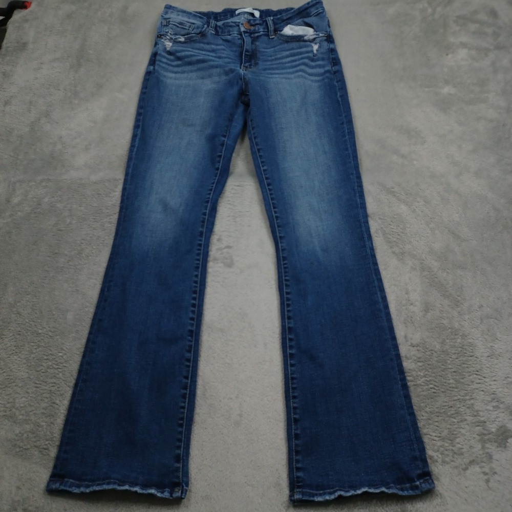 BKE Jeans Womens 31 Blue Denim Mid Rise Bootcut Casual Modern Preppy